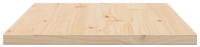 Tampos de mesa retangulares 3 pcs 80x47x2,5 cm pinho maciço