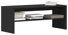 vidaXL Móvel de TV 100x40x40 cm contraplacado preto