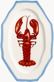 Prato de servir pintado à mão Sirène