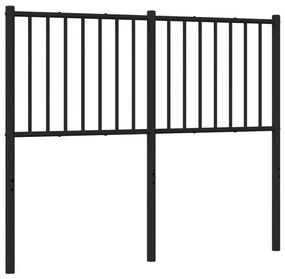 Cabeceira de cama 120 cm metal preto