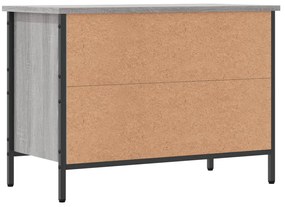 Sapateira 69x35x50 cm derivados de madeira cinzento sonoma