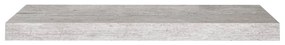 Prateleiras de parede 2 pcs 60x23,5x3,8cm MDF cinzento-cimento
