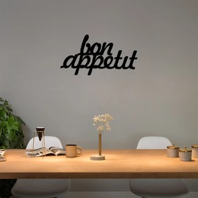 Acessório Decorativo de Parede Bon Appetit 1 – Preto – 50 x 30 cm