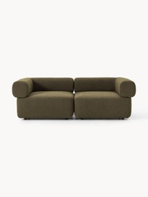 Sofá modular em bouclé Anton (2 lugares)