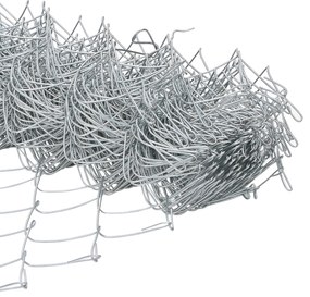 Cerca de Cadeado Conjunto de 2 Aço Galvanizado 25 x 1 m Durável
