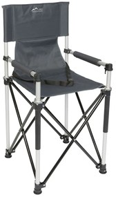 409196 Bo-Camp Cadeira alta dobrável para crianças alumínio cinzento 1204788