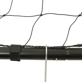 Baliza de futebol para crianças 300 x 120 x 205 cm Preta