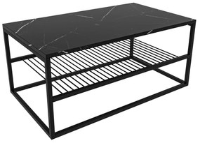 Mesa de Centro Asude – Preto – 95x42x55 cm