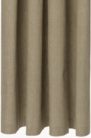 Cortina de duche em algodão orgânico repelente de água Chambray