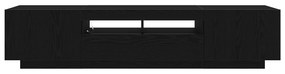 Aparador de TV vidaXL com Luzes LED em Madeira de Carvalho 180x35x40 c