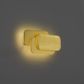 Candeeiro de Parede Moderno Latão Incl. LED Regulável em 3 Níveis - Dias