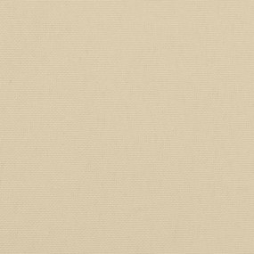 Almofadões banco jardim 2 pcs 200x50x7cm tecido oxford bege