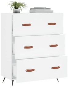 Cómoda 69,5x34x90 cm derivados de madeira branco