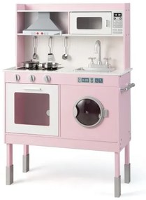 Conjunto de supermercado com carrinho de compras para crianças pequenas