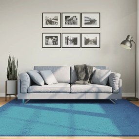 vidaXL Tapete de pelo curto OVIEDO 200x200 cm turquesa