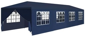 Tenda de jardim 3x12 m azul