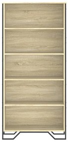 Estante 80x31x169 cm derivados de madeira carvalho sonoma