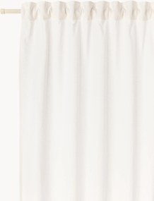 Cortinas semitransparentes multi-banda Sari, conjunto de 2, L 140 cm