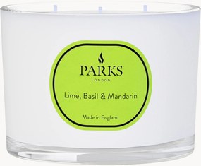 Vela perfumada com três pavios Vintage Aromatherapy (lima, manjericão, mandarina)