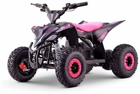 Moto 4 elétrica para crianças 1300W Motors T-REX Rosa