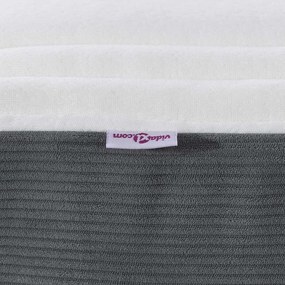 Colchão de Molas Pocket vidaXL Cinza Escuro Médio 100x200x20 cm em Tec