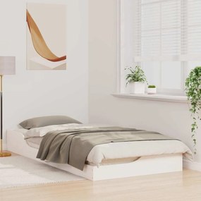 Estrutura de cama de chão Branco 100 x 200 cm