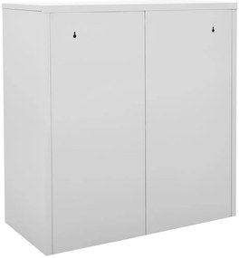 Cacifos 2 pcs 90x45x92,5 cm aço cinzento-claro e azul