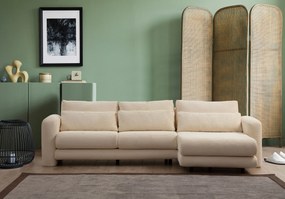 Sofá de Canto Lily – Bege – 290 x 165 cm