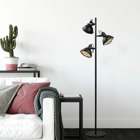 Candeeiro de Pé Spoly – Preto – 37 x 37 x 162 cm