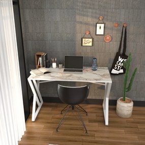 Secretária de Estudo Gyza - Branco - 120x60x75 cm