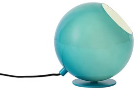 Candeeiro de Mesa Retro Azul com Vidro - Mabel Retro