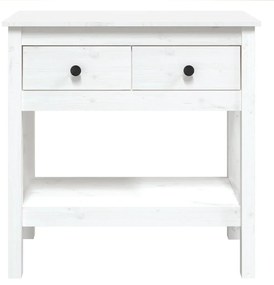 Consola de Entrada Killian - 75x35x75 cm - Cor Branco - Madeira de Pin