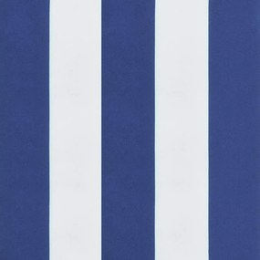 Almofadões cadeira encosto alto 6 pcs tecido oxford azul/branco
