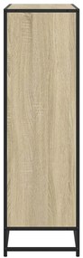 Estante 97,5x33x107,5 cm deriv. madeira/metal carvalho sonoma