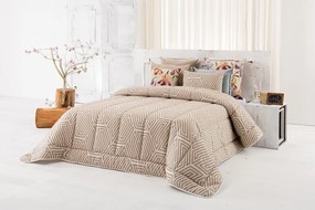 COLCHA EDREDOM - COLCHA JACQUARD C/ ALMOFADAS DECORATIVAS 45x60 CM: Cinzento 1 Almofada cheia 45x60 cm a jogo