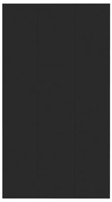 Estante/aparador 66x30x98 cm derivados de madeira preto
