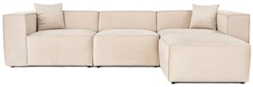 Sofá de Canto Lora – Creme – 303 cm x 193 cm x 65 cm