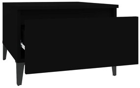 Mesa de apoio 50x46x35 cm derivados de madeira preto