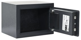 Cofre Digital Electrónico Cinza Escuro 23x17x17 cm Aço