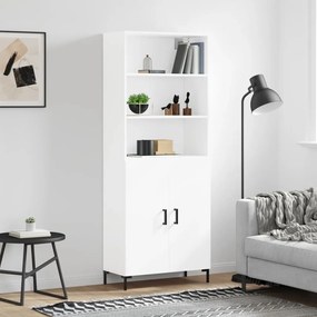 Armário alto 69,5x34x180 cm derivados de madeira branco