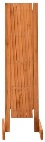 Vedação em treliça para jardim 150x80 cm abeto maciço laranja