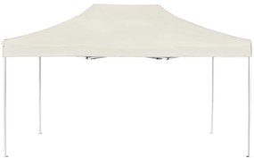 Tenda dobrável profissional para festas alumínio 4,5x3m creme