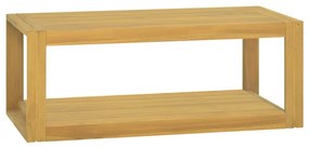 Armário de parede p/ casa de banho 90x45x35 cm teca maciça