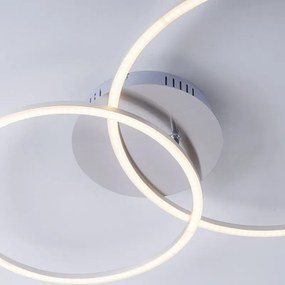 Candeeiro de teto branco . LED 2 luces reguláveis - JULKA Moderno