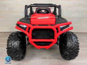 Carro eletrico crianças Buggy Dakar 24V MP4 Vermelho