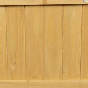 Outsunny Floreira com Treliça de Madeira Caixa de Plantio com Suporte para Plantas Trepadeiras para Cultivo de Plantas Flores para Pátio Terraço Varanda 90x45x183cm Madeira