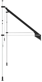 Toldo retrátil manual 350 cm antracite