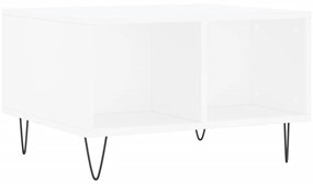 Mesa de centro 60x50x36,5 cm derivados de madeira branco