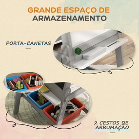 AIYAPLAY Cavalete para Crianças Cavalete de Pintura para Crianças 3 em