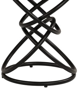 Mesa de extremidade madeira de mangueira maciça 40x50 cm